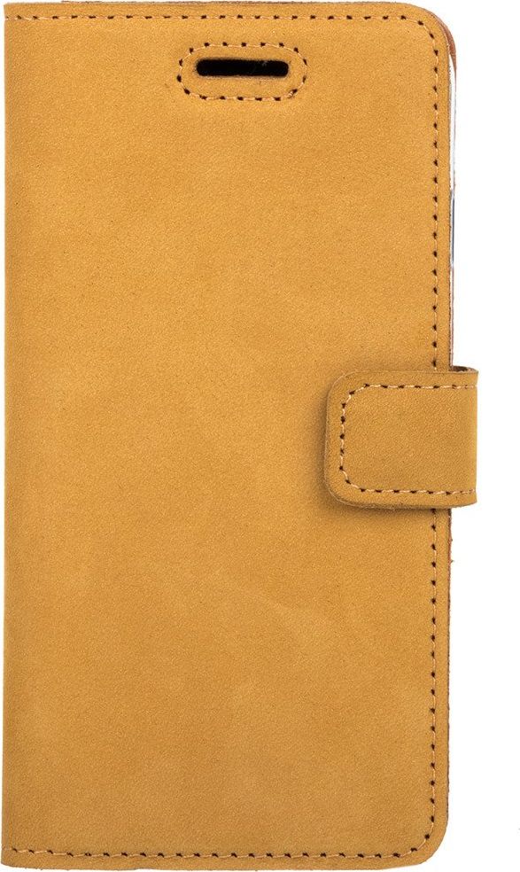 Surazo Etui na telefon Surazo ze skóry naturalnej Wallet case - Nubuk Camel