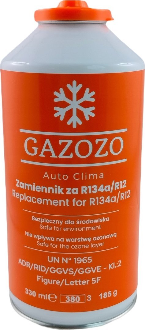 Weba Czynnik chłodniczy Auto Clima Zamiennik R134a/R12 185g