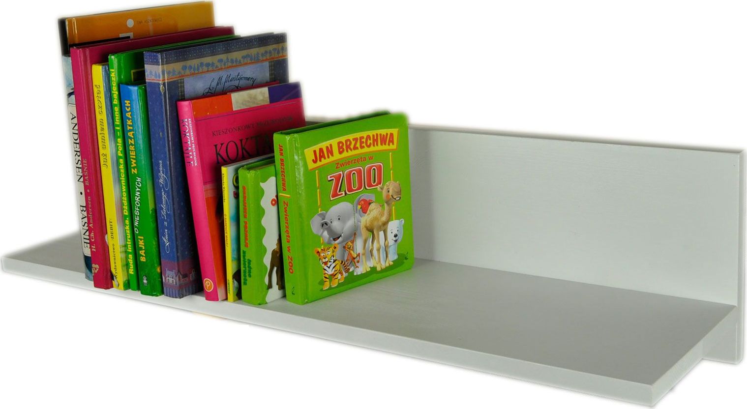 Elior Półka ścienna Heppin 80 cm - 12 kolorów Granatowy