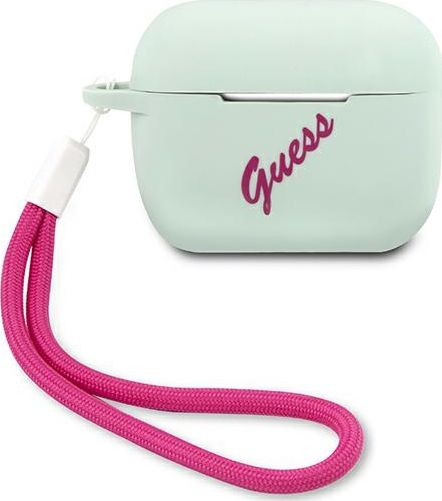 Guess Etui ochronne GUACAPLSVSBF Silicone Vintage do AirPods Pro niebiesko-różowe