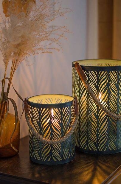 Tajemniczy ogród Lampion Indyjski Modern zestaw 3 szt. () - 3164-uniw