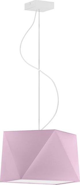 Lampa wisząca Lumes Lampa wisząca LED z abażurem - EX278-Dals - 18 kolorów do wyboru Jasny Popiel