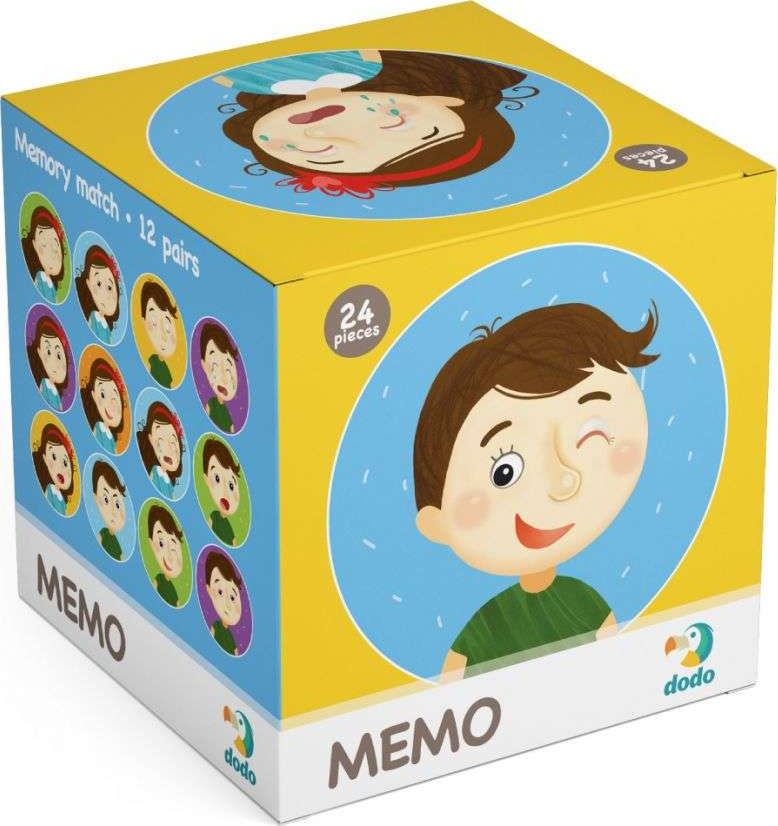 Dodo Dodo Gra Pamięciowa memos Dzieci i emocje