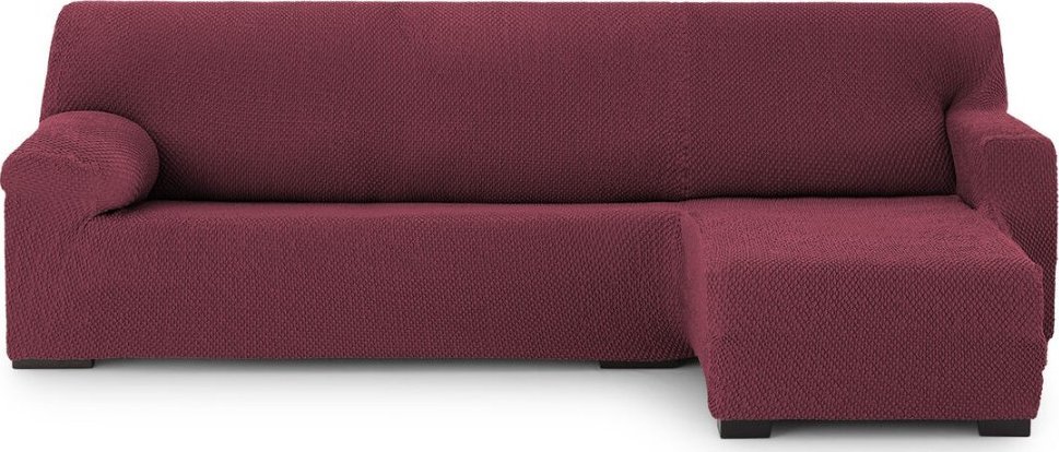 Eysa Confeccion Pokrowiec na prawy szezlong z krótkim ramieniem Eysa THOR Bordeaux 110 x 110 x 310 cm