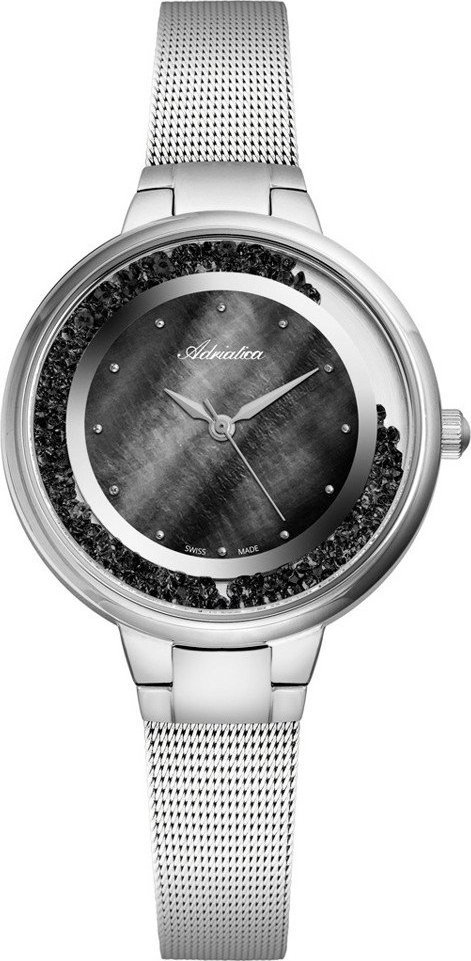 Zegarek Adriatica Zegarek damski Adriatica A3720.514MQZ srebrny