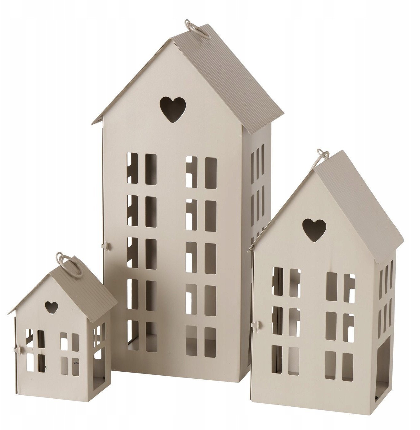 Latarnia dekoracyjna domek ALAMO, 13 - 35 cm