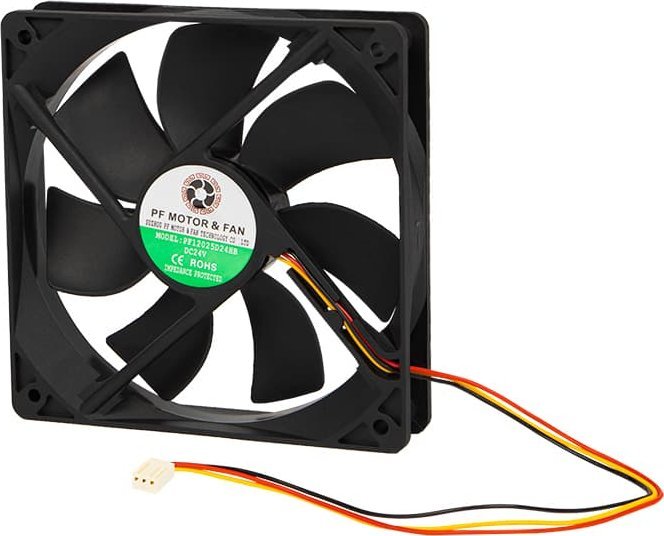 Wentylator Blow 120x25mm 24V kulkowy