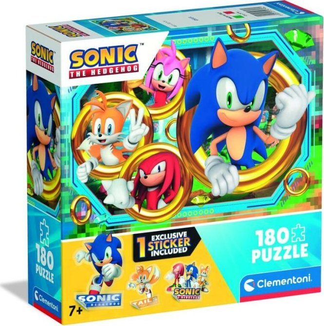Clementoni Puzzle Sonic 180 elementów (29796)