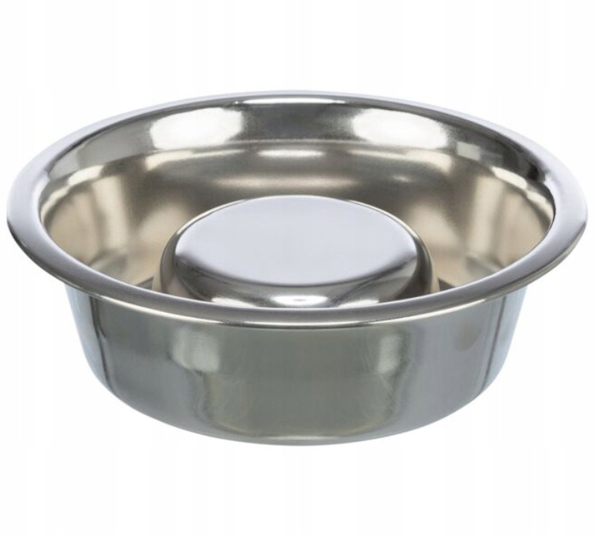 Trixie Slow Feeding bowl, stainless steel, 1.1 l/ø 21 cm