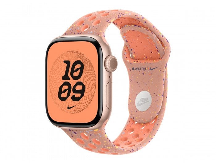 Apple MGAQ4ZM/A inteligentne akcesorium osobiste Band Różowy Aluminium, Fluoroelastomer