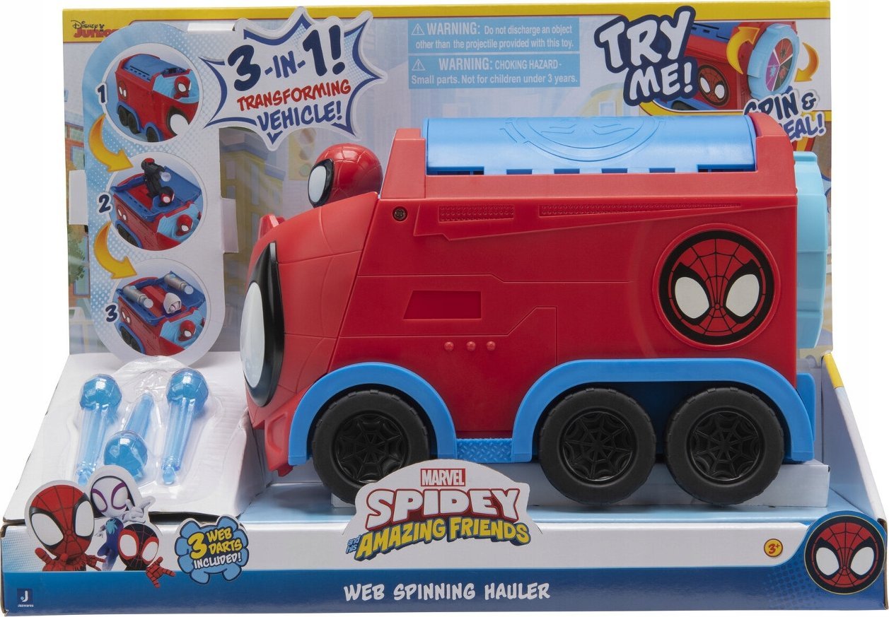 SPIDEY SPIDEY Deluxe Spinning Hauler, pojazd