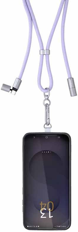 Kabel USB Intenso USB-C - USB-C 1.65 m Fioletowy (7991003)