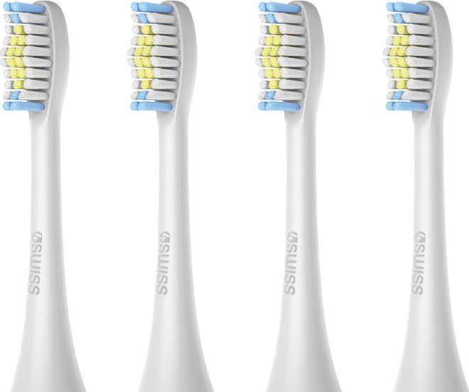 Końcówka 4Swiss do szczoteczki sonicznej Deep Clean ST212 (4 szt.) - kolor biały