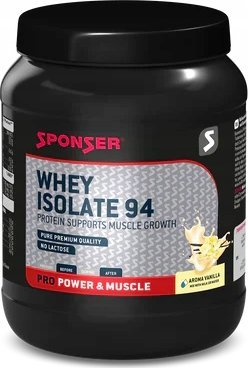 Sponser Odżywka SPONSER WHEY ISOLATE 94 Wanilia puszka 850g (NEW)