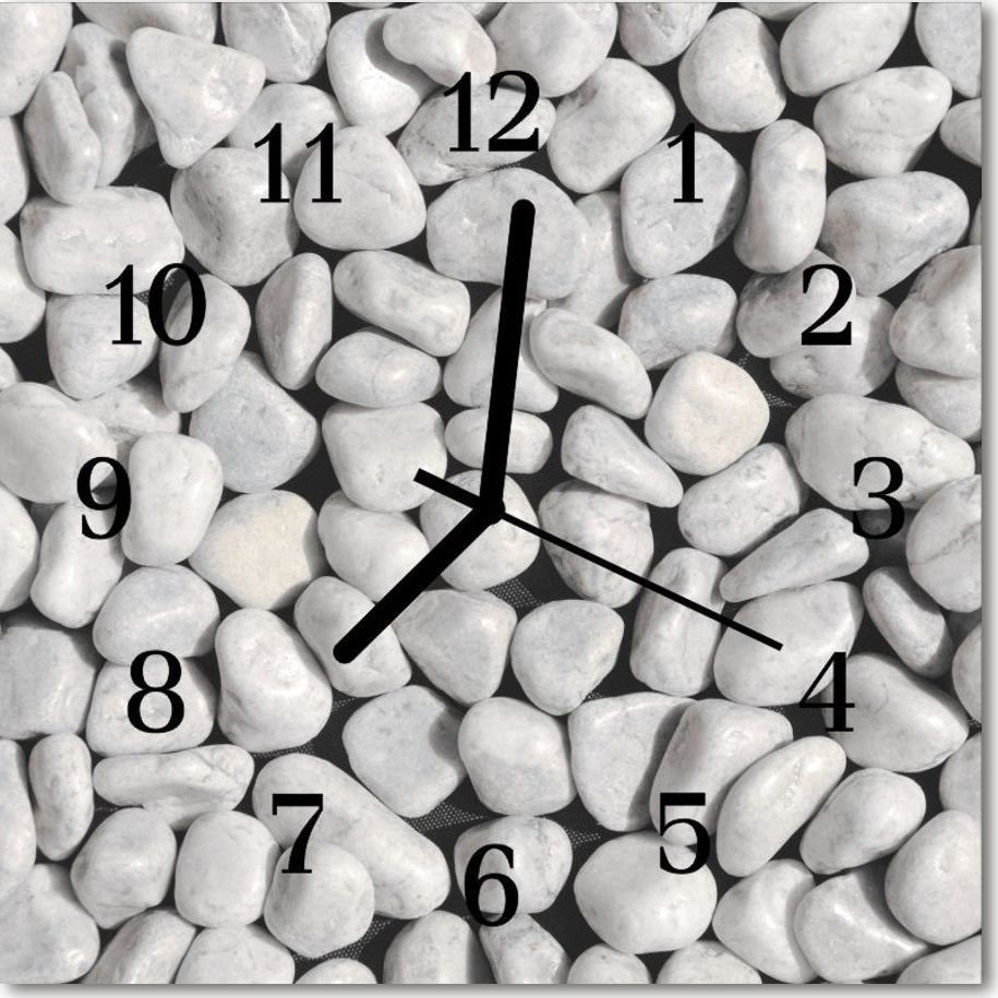 Tulup Zegar szklany ścienny Cichy Kamienie 30x30 56646135