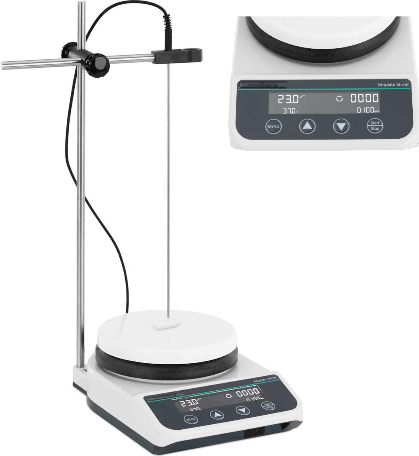 Steinberg Mieszadło magnetyczne laboratoryjne z podgrzewaniem 0-260 C 50-1500 obr./min Mieszadło magnetyczne laboratoryjne z podgrzewaniem 0-260 C 50-