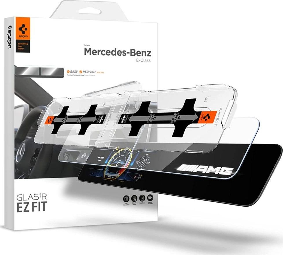 Spigen Szkło Hartowane Spigen Glas.tr "Ez Fit" Set do Mercedes E-class 2020 / 2021