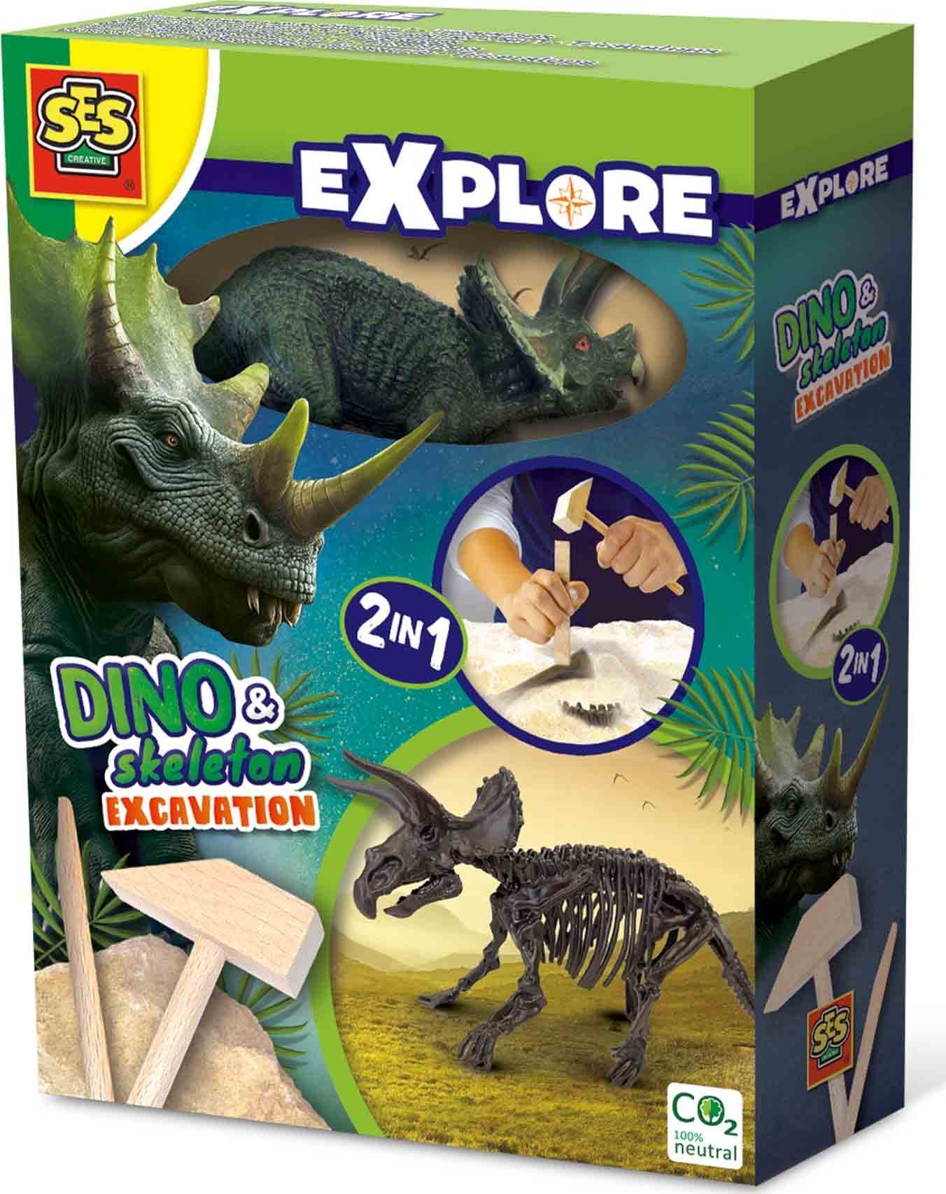 SES SES Skamielina dinoz.2w1 Triceratops 25093 50935