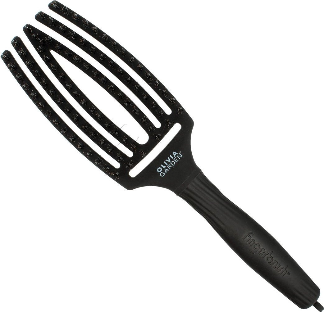 Olivia Garden OLIVIA GARDEN Fingerbrush Combo Szczotka do rozczesywania włosów Medium - Black