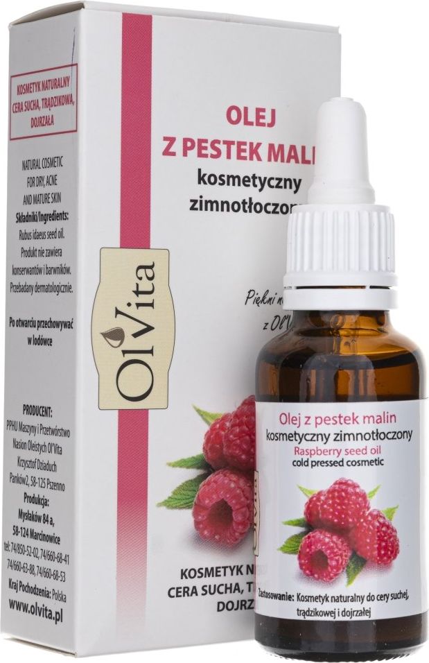 Olvita Olvita Kosmetyczny olej z pestek malin - 30 ml