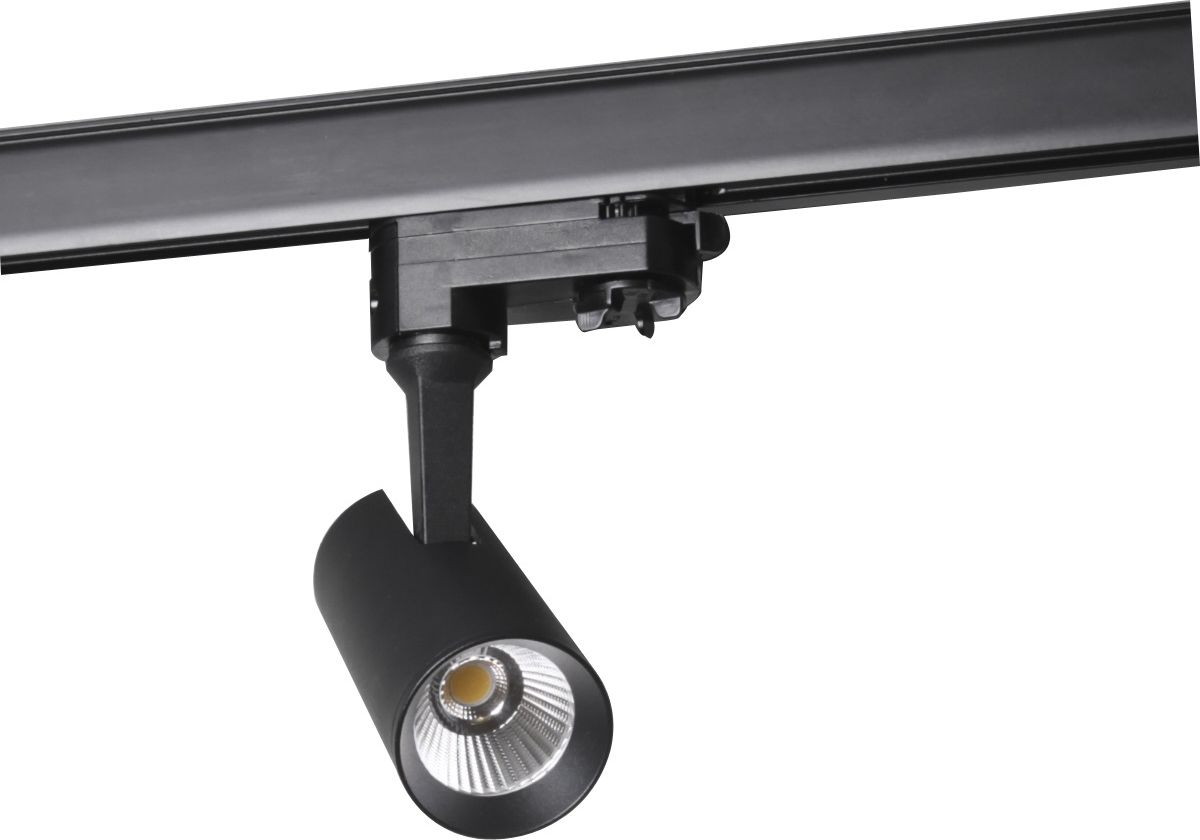 Azzardo Spot na szynę czarny AZzardo na 3 fazy KIRKE AZ4658
