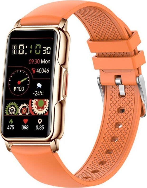 Smartwatch Rubicon SmartWatch Rubicon RNCF04 pomarańczowy silikon