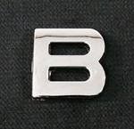 Emblemat / naklejka - chrom litera ''B'' uniwersalny