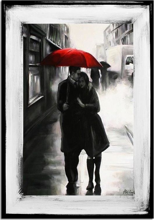 GO-BI Obraz "Inne" ręcznie malowany 82x112cm