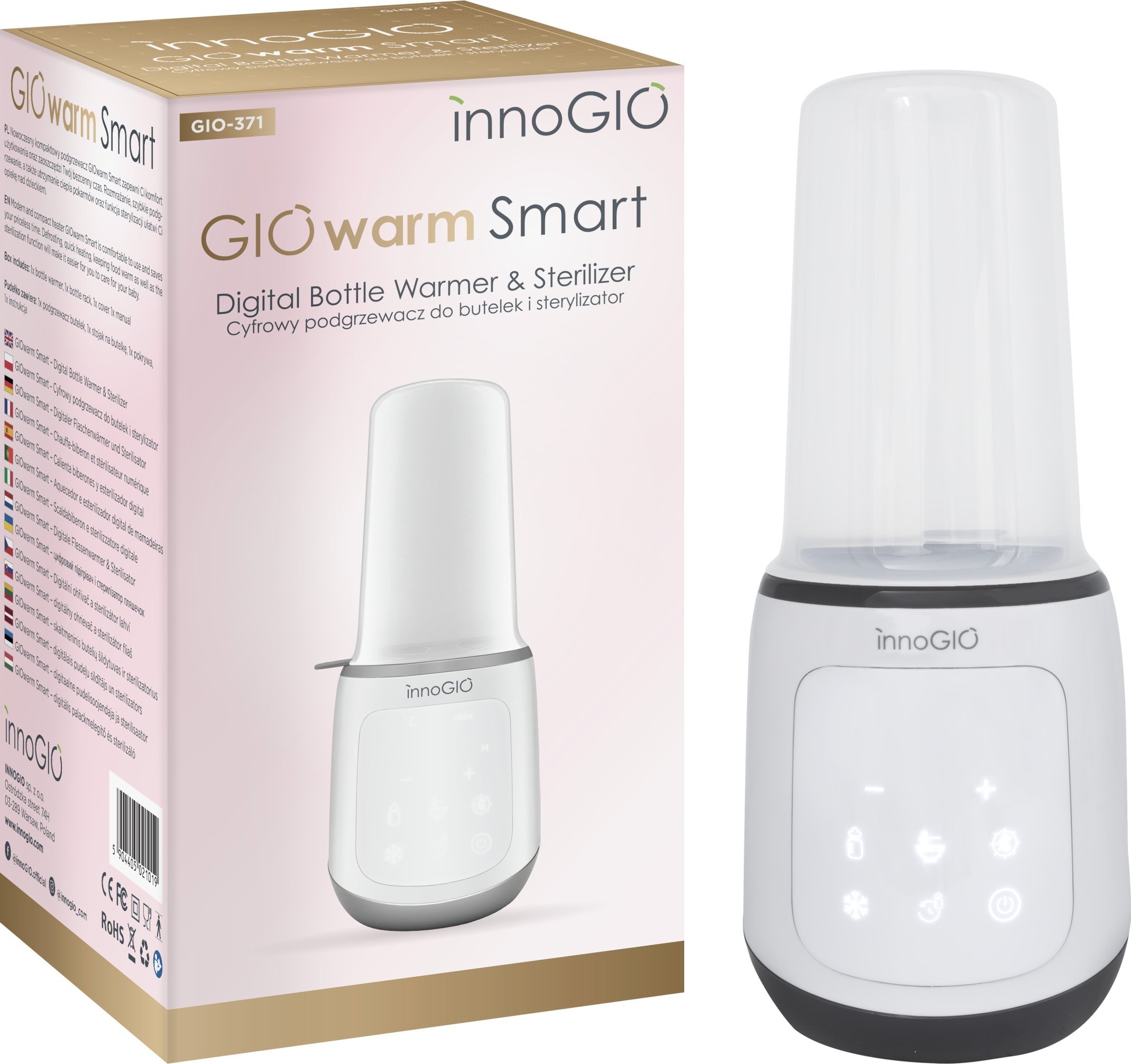Hama INNOGIO GIOwarm SMART CYFROWY PODGRZEWACZ DO BUTELEK I STERYLIZATOR