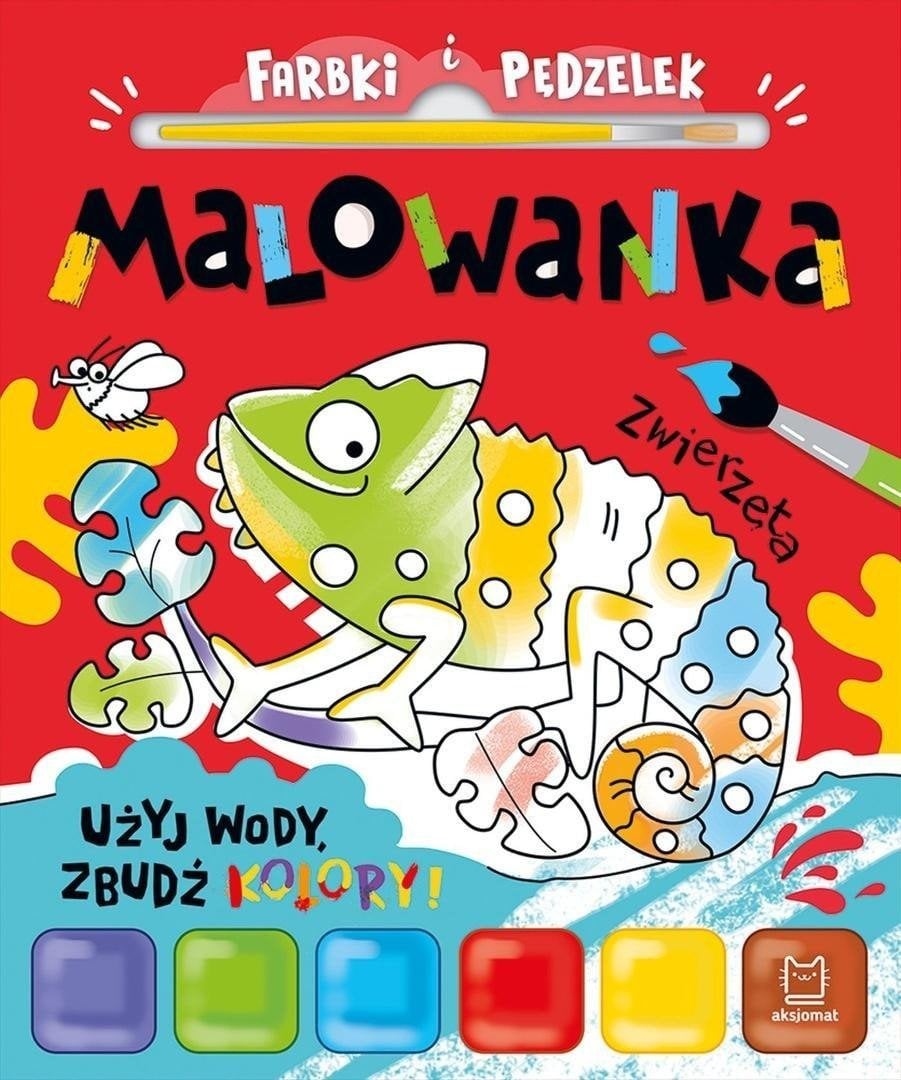 Farbki i pędzelek Malowanka Użyj wody ... 40577