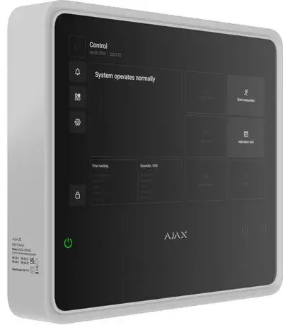 Ajax EN54 Fire Hub Jeweller - white