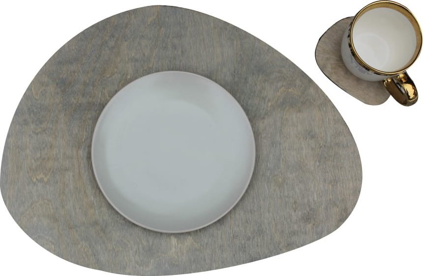 details podkładka na stół duża drewniana pod talerz różne kolory