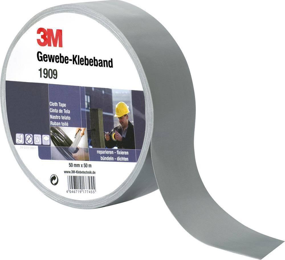 3M Taśma Klejąca Tkaninowa 3M 1909 Srebrna 48mm x 50m