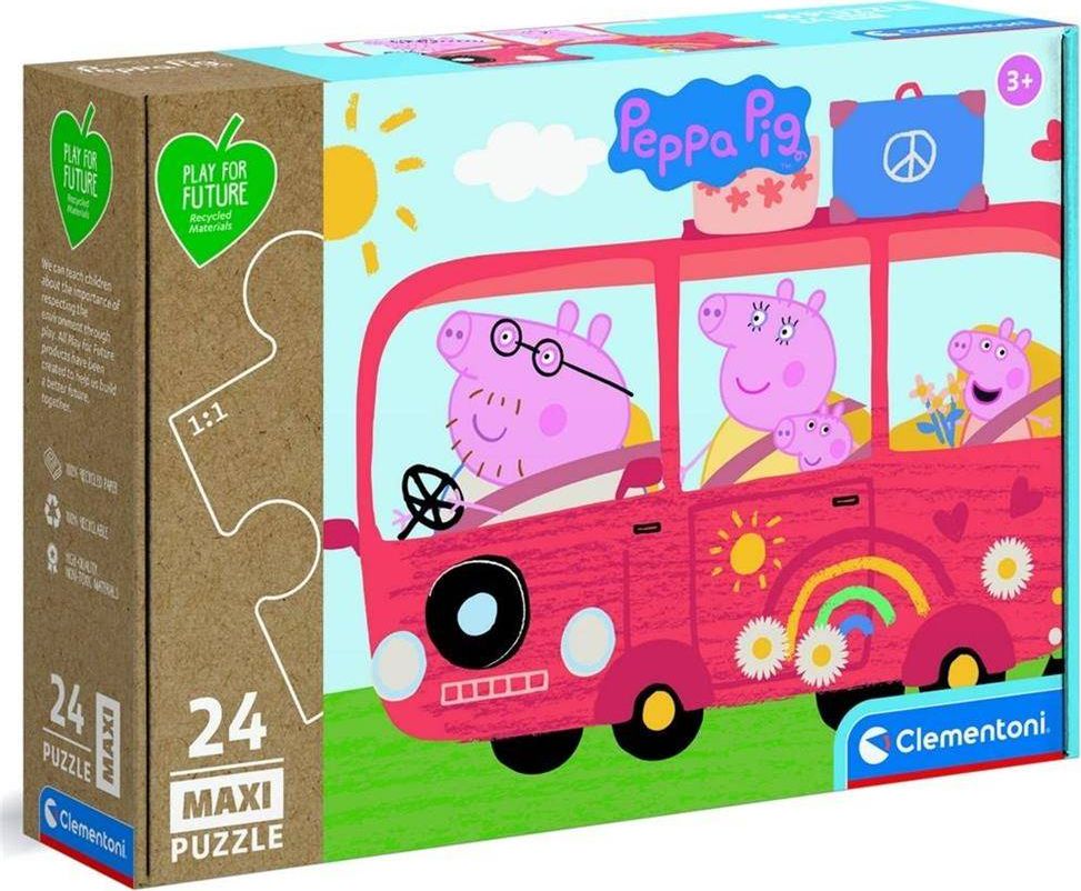 Clementoni Puzzle 24 Maxi Play For Future Peppa Pig uniw.