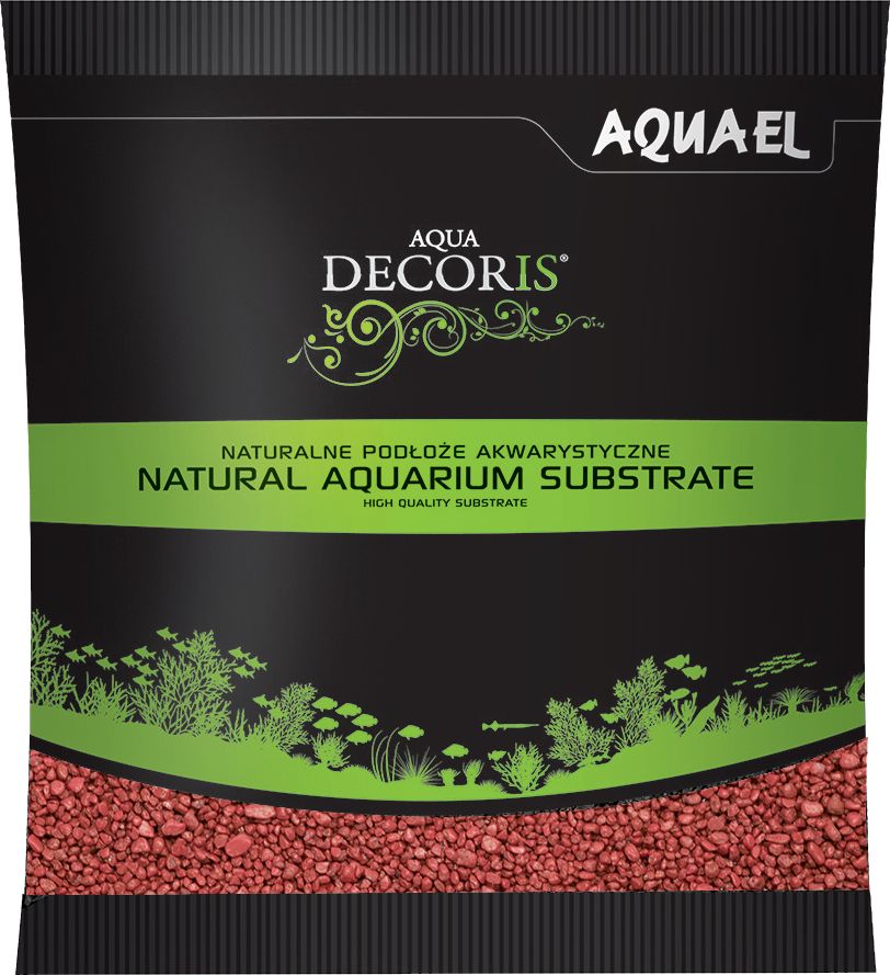 AQUAEL Żwirek czerwony AQUAEL 121318 AQUA DECORIS 1 kg
