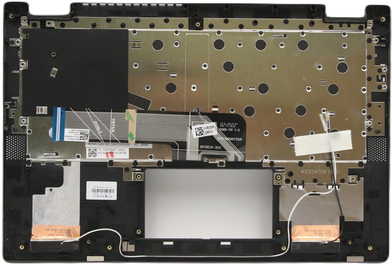 Klawiatura Lenovo 5CB0Y85503 części zamienne do laptopów Cover + keyboard