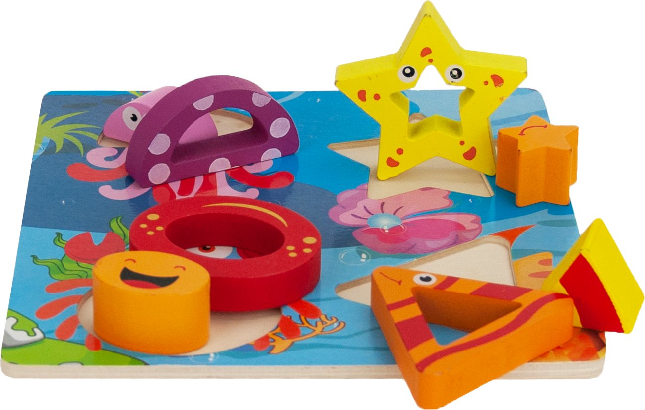 TG50027 PUZZLE DREWNIANE UKŁADANKA farma zwierzątka klocki