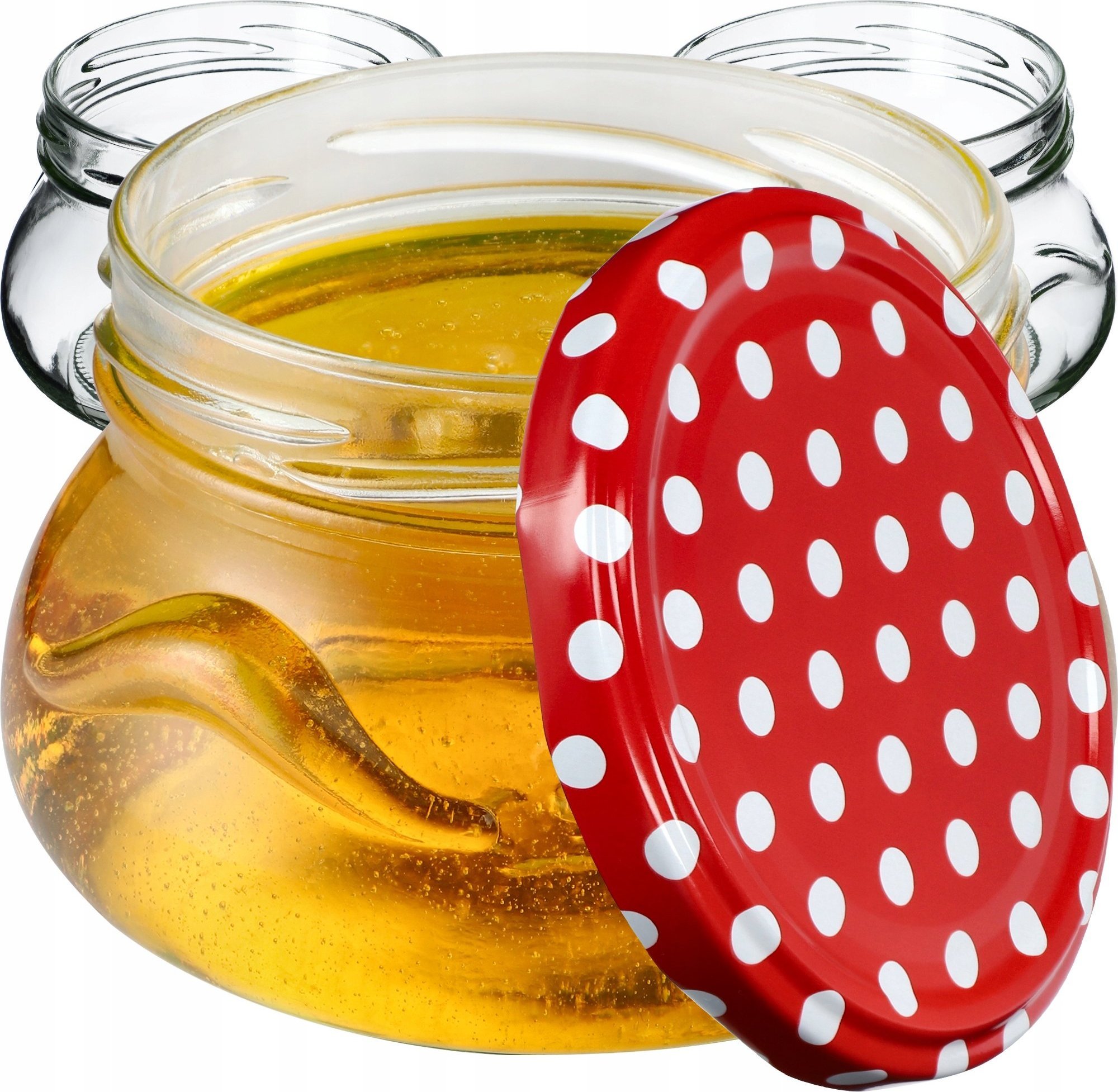 Kadax 20x Słoik 300ml Na Przetwory Dżem + Zakrętka fi82