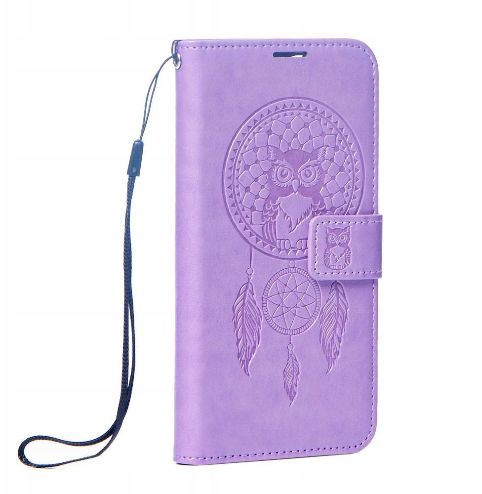 Kabura MEZZO Book do SAMSUNG S25 Ultra łapacz snów fioletowy