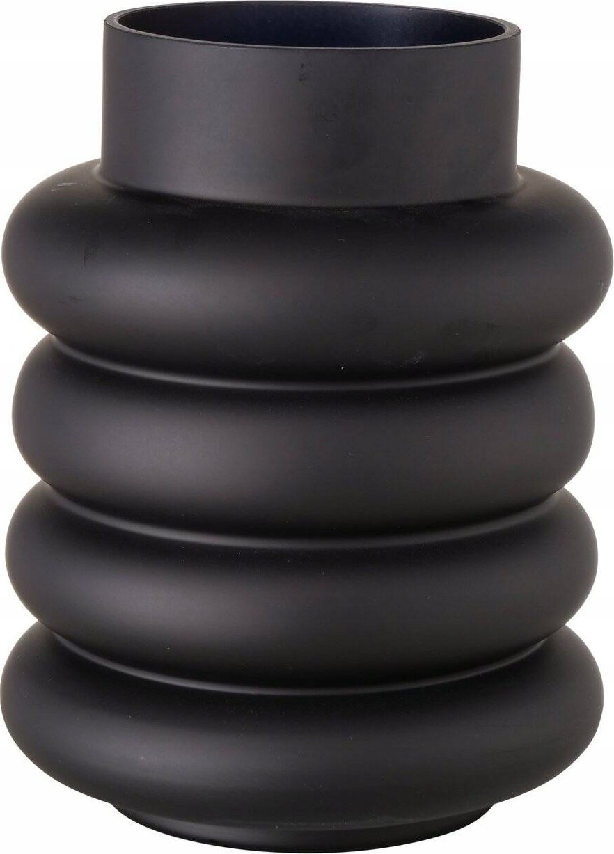 Boltze Szklany wazon RIBBO, czarny