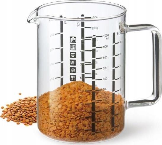 Simax DZBANEK SIMAX ŻAROODPORNY MIARKA KUCHENNA 1 L