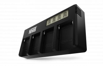 Ładowarka czterokanałowa Newell DF-4CH do akumulatorów NP-F do Sony