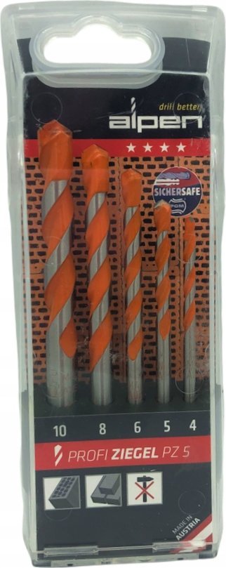 Wiertło Alpen Alpen Profi Brick PZ5 4-5-6-8- 10