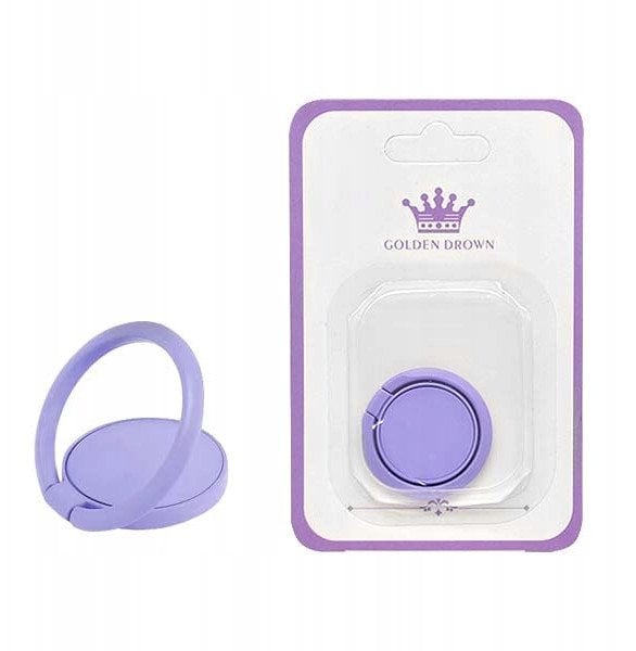 Vega UCHWYT TELEFONU STOJAK UNIWERSALNY RING HOLDER FIOLETOWY>