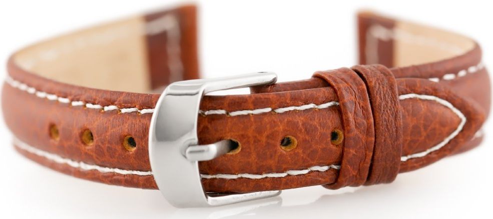 Pacific Pasek skórzany do zegarka W71 - brązowy - 12mm uniwersalny