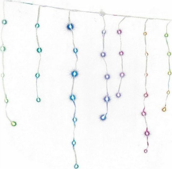 Dekoracja świąteczna BigBuy kurtyna świetlna