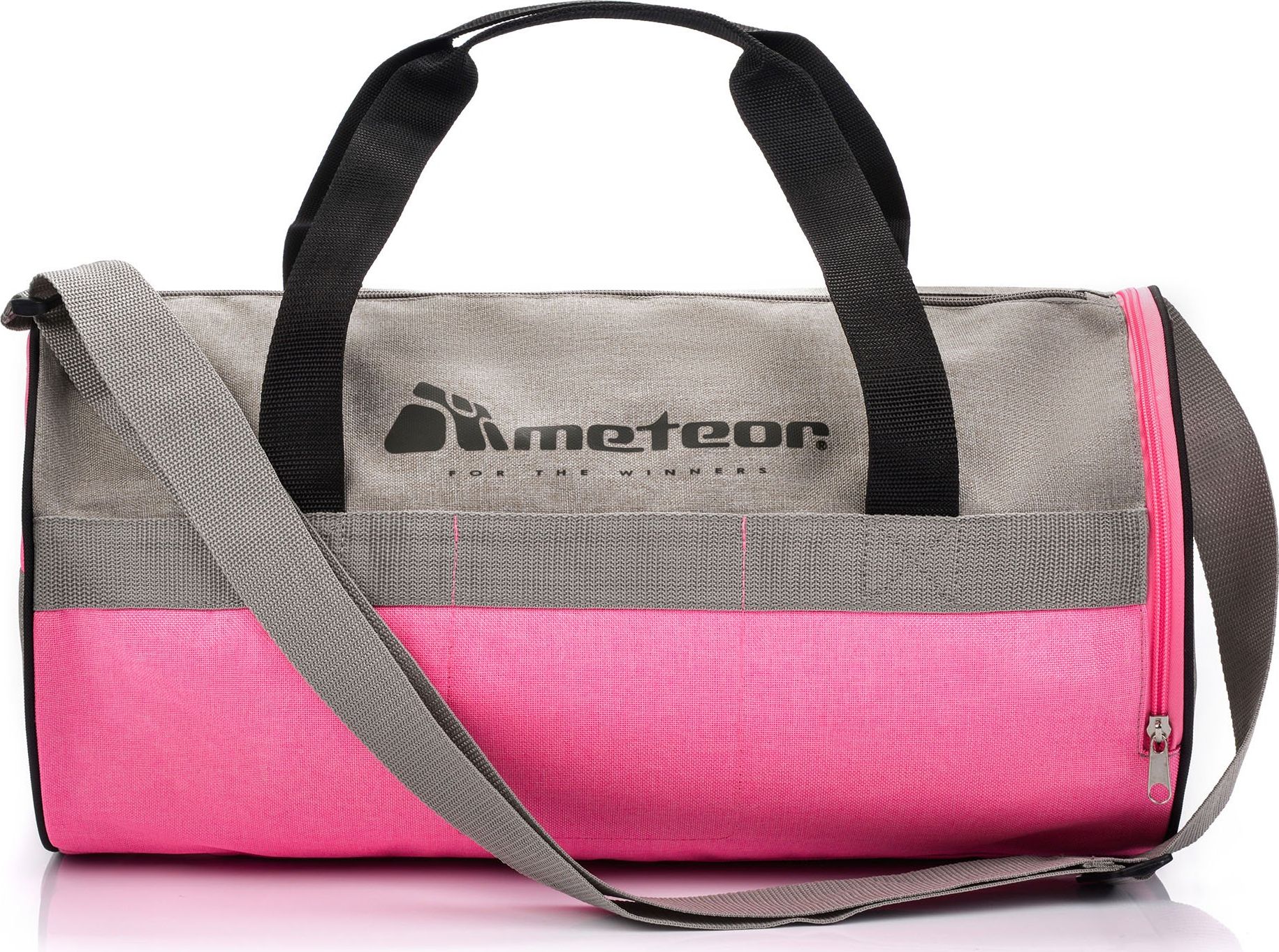 Meteor Torba fitness Siggy 25 l szara/różowa