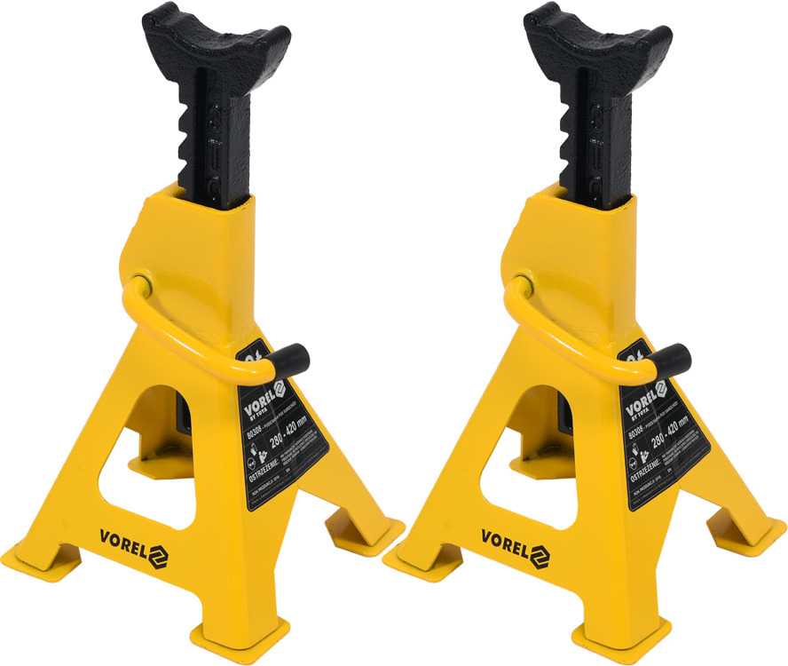 Vorel Podstawki pod samochód 3t 280-420mm komplet 2 sztuki (80308)