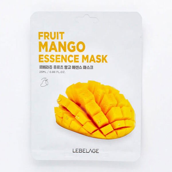 Maska w płacie łagodząca z ekstraktem z mango Lebelage