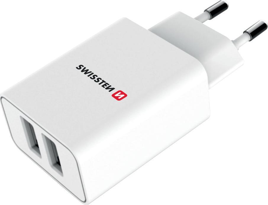 Ładowarka Swissten 2x USB-A 2.1 A (22053000)